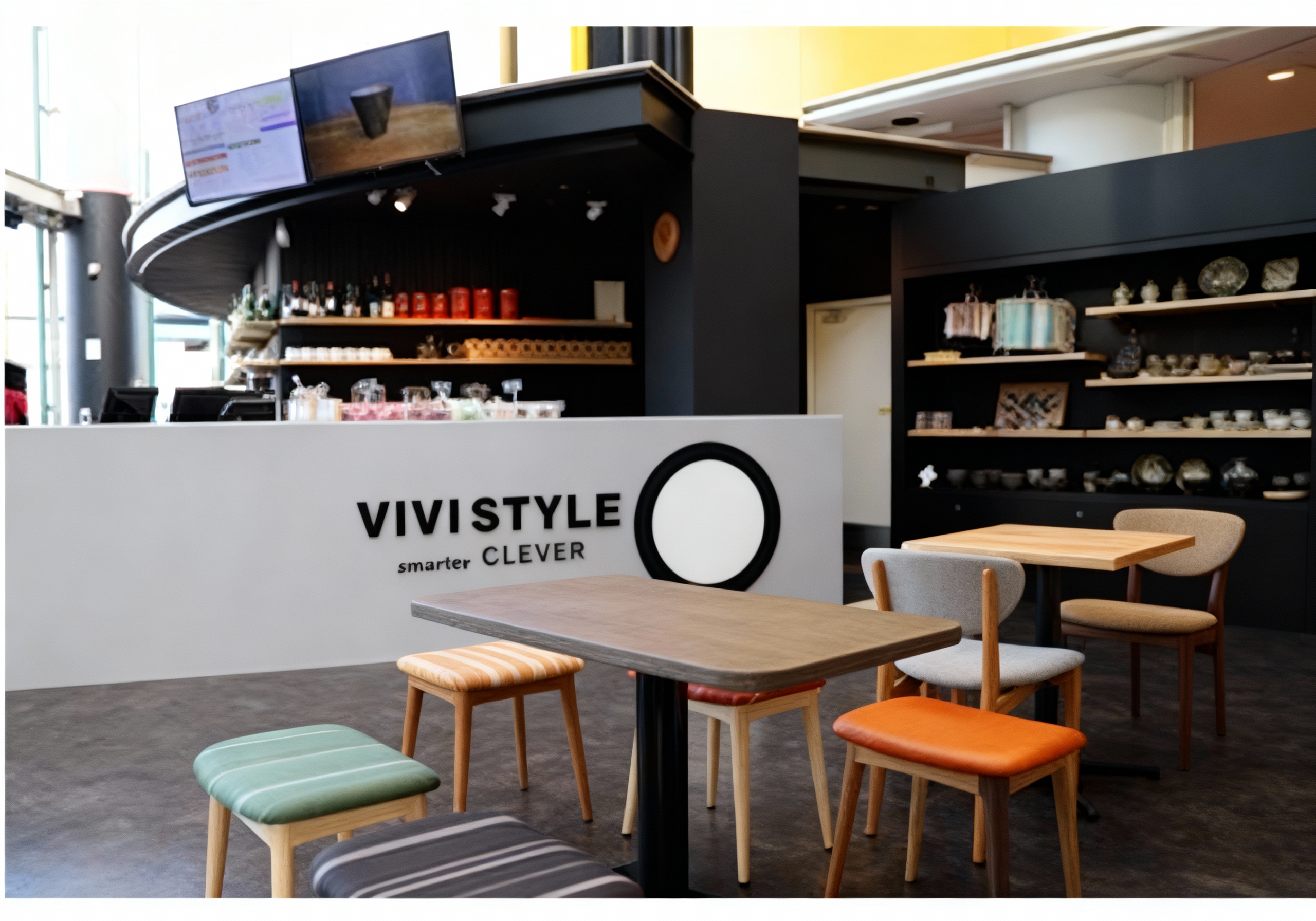 Wide corridors inside O's Mall at ATC with shops on both sides and natural lighting